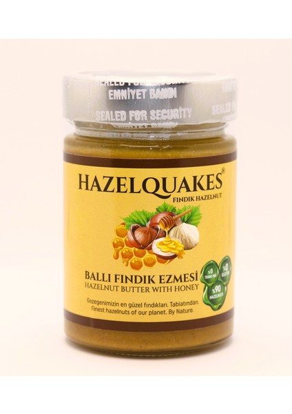 300GR Akışkan Ballı Fındık Ezmesi (%90 Fındık,%10 Bal)
