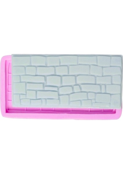 13,5cm Pano Süsü Taş Dekoru Silikon Kalıp K-773, Kokulu Taş Sabun Alçı Mum Kalıbı