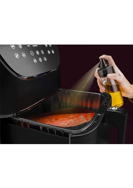 Cam Şişe Sprey Yağdanlık Sirkelik - Sprey Yağlık 250 ml - Airfryer Pişirme Öncesi Sprey Yağlık.
