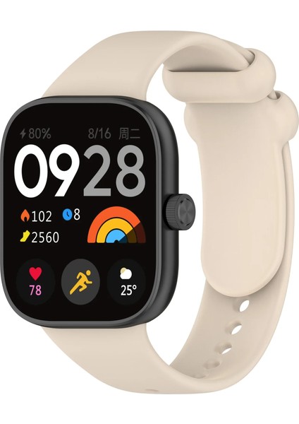 Xiaomi Redmi Watch 4 Uyumlu Yumuşak Silikon Kordon