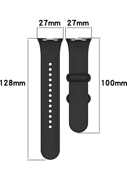 Xiaomi Redmi Watch 4 Uyumlu Yumuşak Silikon Kordon