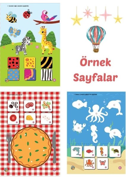 2 Kitap Set - 16-24 Ay Cırt Cırtlı Etkinlikler I - Iı ve Iş Kültür Uykusu Gelmeyen Porsuk