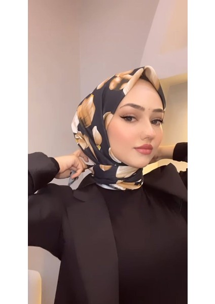 Desenli Pamuk Eşarp