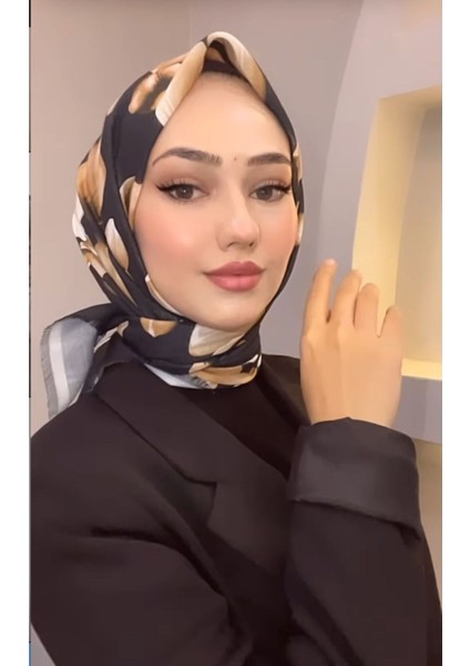 Desenli Pamuk Eşarp