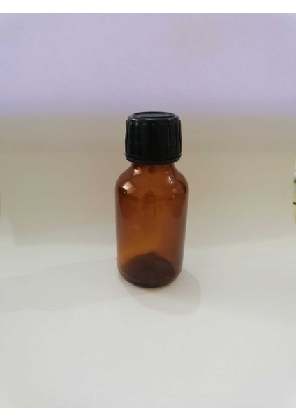 Cam Şişe 50 ml Ve Plastik Siyah Kapak 50'li Paket