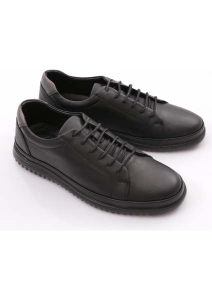 9144 Erkek Düz Taban Sneaker Ayakkabi