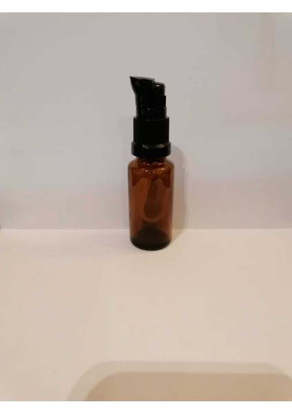 20 cc 100 Adet Kahverengi Serum Pompalı Boş Medikal Şişe Emniyet Kapaklı