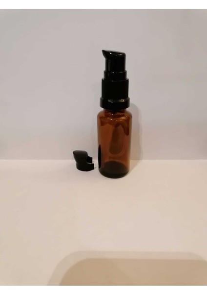 20 cc 100 Adet Kahverengi Serum Pompalı Boş Medikal Şişe Emniyet Kapaklı fiyatları