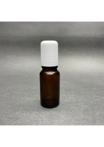 10 cc Amber Cam Roll-On Şişesi - 10 ml Çelik Bilyeli Şişe - Cam Roll On Şişe - Cam Şişe (102 Adet)
