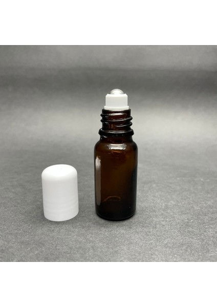 10 cc Amber Cam Roll-On Şişesi - 10 ml Çelik Bilyeli Şişe - Cam Roll On Şişe - Cam Şişe (102 Adet) fiyatları