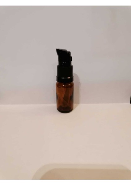 10 cc 100 Adet Kahverengi Serum Pompalı Şişe Boş Şişe Medikal Şişe Emniyet Kapaklı