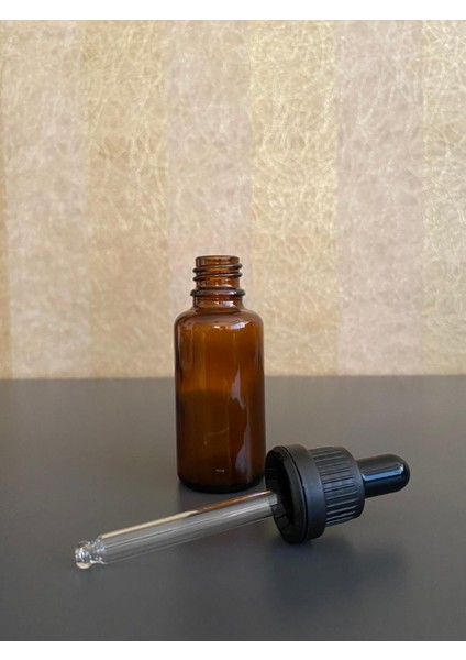 30 ml Amber Şişe Cam Damlalıklı 100 Adet