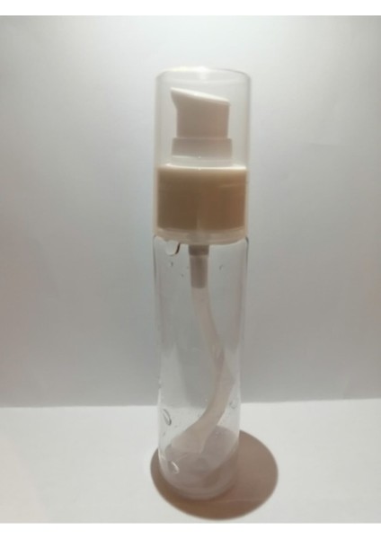 60 ml Şeffaf Plastik Şişe + Serum Pompalı Boş Şişe Medikal Şişe 50 Adet