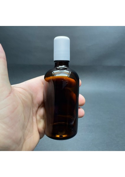 100 cc Amber Cam Roll-On Şişesi -100 ml Çelik Bilyeli Şişe - Cam Roll On Şişe - Cam Şişe (45ADET ) indirimleri