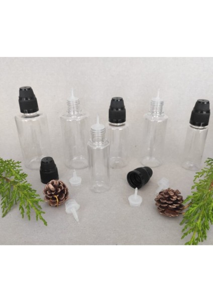 100 Adet 30 ml İkili Kapaklı Damlatma Uçlu Tıpalı Kolonya Dezenfektan Pet Likit Şişe fiyatları