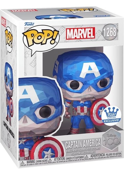 Pop! Captaın Amerıca Comics Superheroes (Facet) Exclusıve #1268 Figür