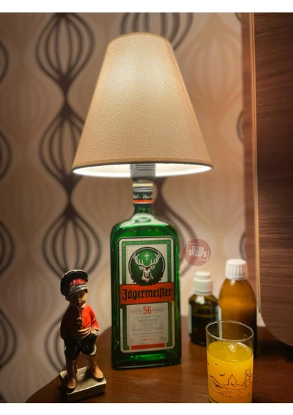 Design Shops Jagermeister Şişe Abajur Tasarım