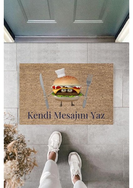 Dijital Baskı Kişiye Özel Iç Kapı Dekorasyon Paspas PS11214