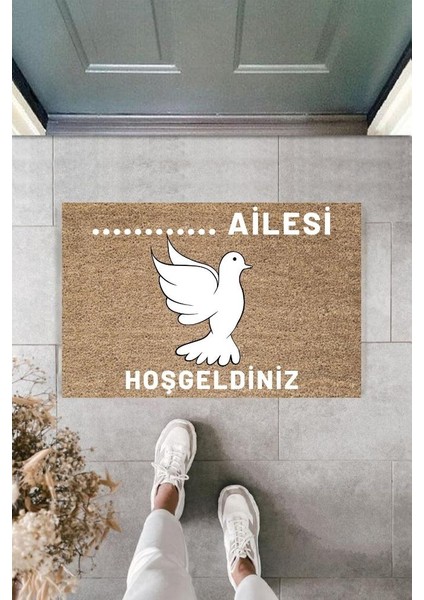 Dijital Baskı Kişiye Özel Iç Kapı Dekorasyon Paspas PS11279