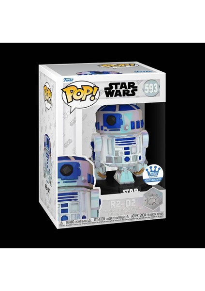 Pop Exclusive R2-D2 R2D2 593 Disney 100TH Anniversary Figür