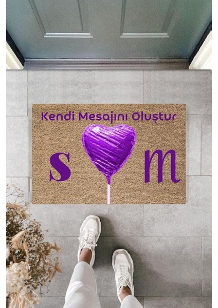 Dijital Baskı Kişiye Özel Iç Kapı Dekorasyon Paspas PS11230