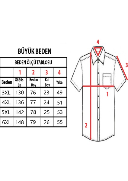 Erkek Büyük Beden Siyah Renk Yaprak Desenli Keten Hakim Yaka Cepli Kısa Kol Gömlek KK-8007-TSS fırsatları