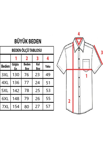 Erkek Büyük Beden Taş Rengi Pamuk Hakim Yaka Cepli Kısa Kol Gömlek KK-8009-TSS