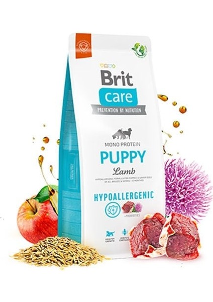 Brit Care Hypo-Allergenic Kuzu Etli Yavru Köpek Maması 12 kg