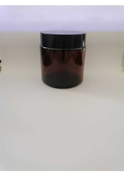 100 cc Kahverengi Cam Krem Kutusu Boş Kutu Kozmetik Kutu 50 Adet Amber Şişe Kavanoz