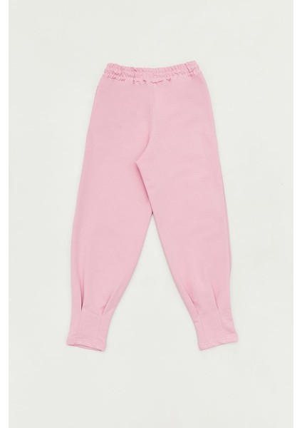 Baskılı Beli Bağcıklı Kız Çocuk Eşofman Altı fiyatları