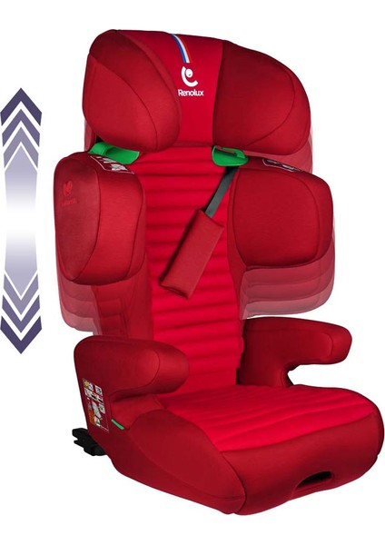 Renofix 2 Softness Isofix Oto Koltuğu 100 - 150 cm (15-36 Kg) Oto Koltuğu Kırmızı