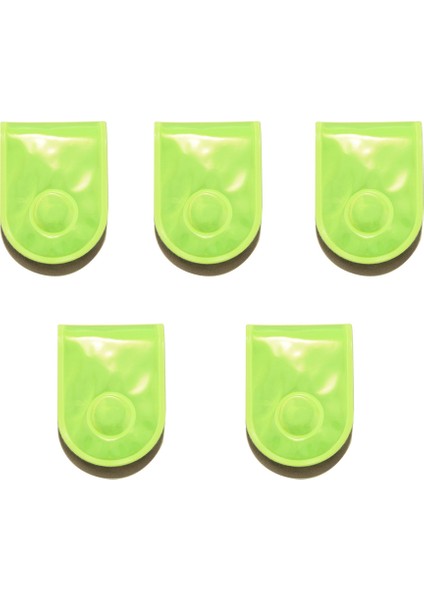 5x Açık Spor LED Güvenlik Işığı Yansıtıcı Manyetik Klip Strobe Koşu Yürüyüş Bisikleti Bisiklet (Yurt Dışından)