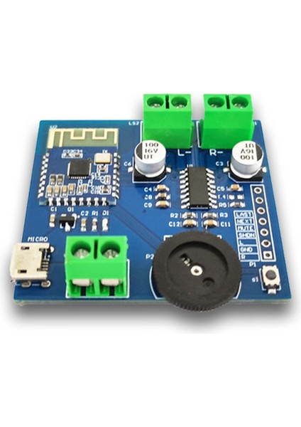 Bluetooth Ses Modülü Bluetooth 4.2 5WX2 Güç Kayıpsız 2 Kanal Stereo Bluetooth Güç Amplifikatörü Modülü (Yurt Dışından)