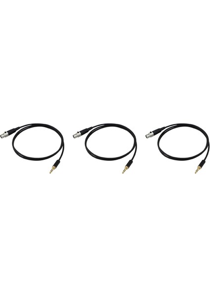 3 Adet 3.5mm 3pin Mini Xlr Dişi BM800 Pc Kulaklık Mikser Mikrofon Stereo Kamera Amplifikatör 0. (Yurt Dışından)