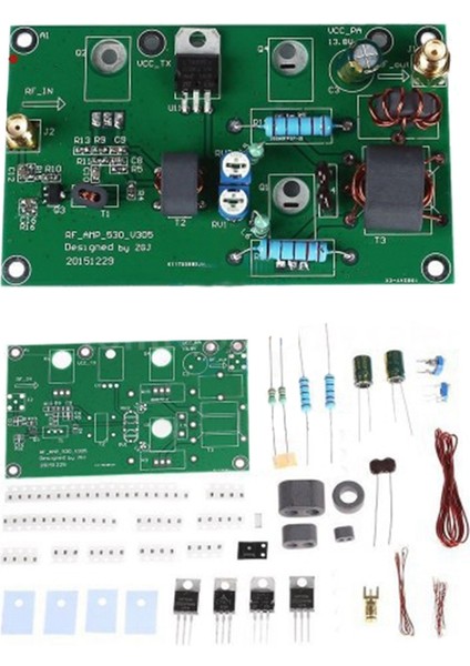 45 W 3-28 Mhz Ssb Rf Doğrusal Güç Amplifikatörü Alıcı-Verici Hf Radyo Kısa Dalga Radyo Am Fm Cw Ham Kısa Dalga Rfıd Sinyali (Yurt Dışından)