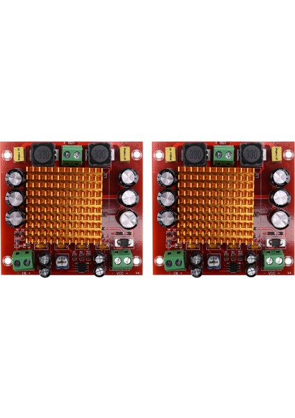 2x XH-M544 Dc 12V 24V 150W TPA3116DA TPA3116 D2 Mono Kanal Dijital Güç Ses Amplifikatörü Amp Kurulu (Yurt Dışından)