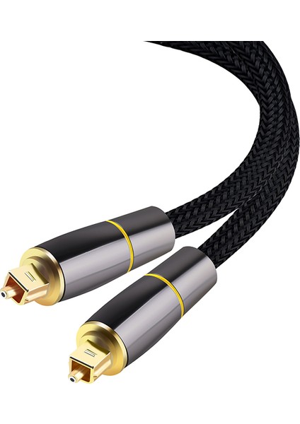 Hıfı 5.1 Dijital Spdıf Fiber Toslink Optik Ses Kablosu 1 M Tv Kutusu Hoparlör Tel Soundbar Amplifikatör Subwoofer (Yurt Dışından)