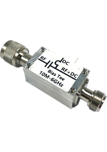 Rf Önyargı Önyargı Tee 10 MHZ-6000 Mhz 6g Hz Geniş Bant Besleyici Rf Engelleyici Izolatör ve Kafa Of/ham Radyo Rtl Sdr Lna Amplifikatör (Yurt Dışından)