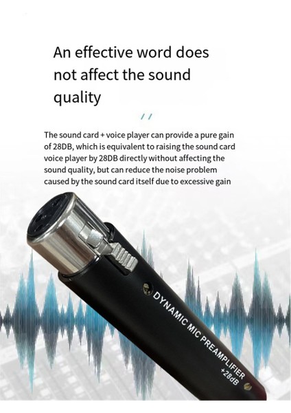 Dinamik ve Pasif Şerit Mikrofonlar Için Dm1 Dinamik 28DB Kazançlı Mikrofon Amplifikatörü Için Mikrofon Ön Amplifikatörü (Yurt Dışından)