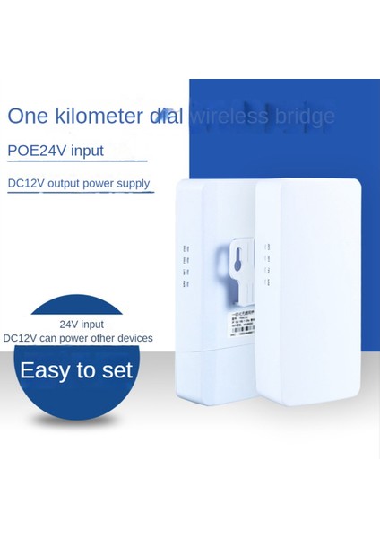 Açık Wıfı Yönlendirici Kablosuz Köprü 2.4g Wifi Tekrarlayıcı 300 Mbps Noktadan Noktaya Wifi Sinyal Amplifikatörü Aralığı 1 Km Ab Tak (Yurt Dışından)