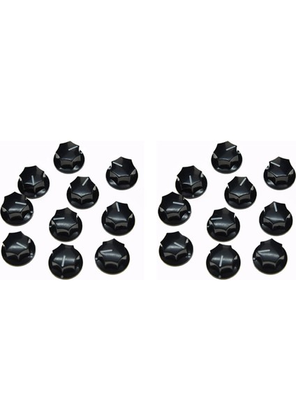 20 Adet Gitar Düğmeleri Amplifikatör Amp Düğmesi Bas Sesi Ses Düğmeleri Guitarra Brass Için (Yurt Dışından)