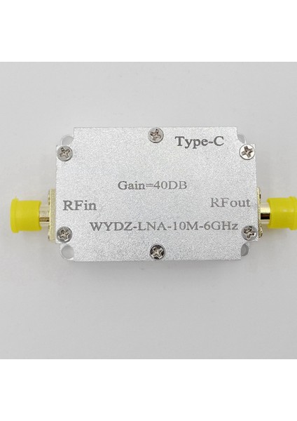10M-6GHZ Düşük Gürültü Amplifikatörü Kazanç Yüksek Düzlük Lna Rf Sinyal Sürüş Alıcısı Radyo Fm Radyo Için Ön Uç (10DB) (Yurt Dışından)