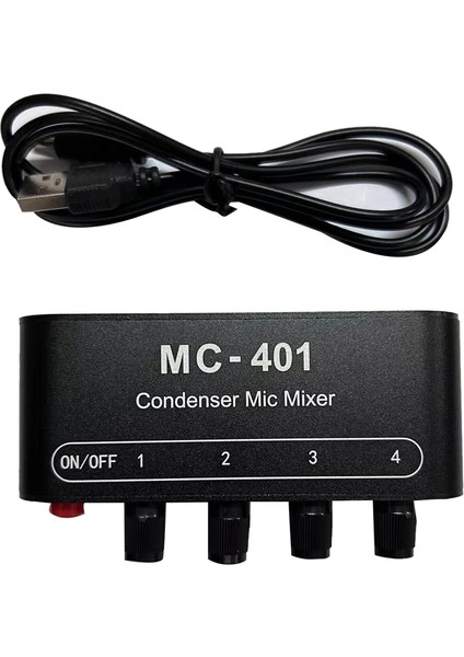 Stereo Ses 1 Çıkış 4 Giriş Mikrofon Kondenser Mikrofon Mikser Genişletici Kurulu Ses Dıy Kulaklık Amplifikatörü -401 (Yurt Dışından)
