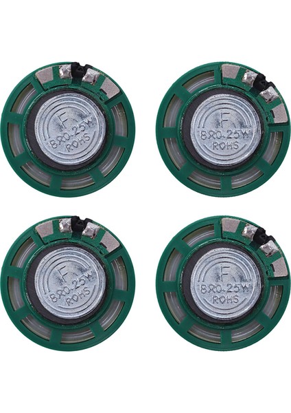 4 Adet 1/4W 0.25W 8ohm 27MM Yuvarlak Harici Mıknatıslı Hoparlör Hoparlör, Ses Amplifikatörü, Hoparlör Aksesuarları (Yurt Dışından)