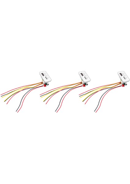 3x Bluetooth 5.0 Amplifikatör V5.0 Müzik Çalar Dıy Kablosuz Mini Mp3 Çalar Modülü 12V Araba Fm Radyo Modülü (Yurt Dışından)