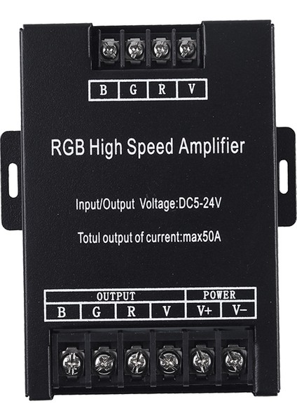 LED 30A 50A 400W Rgb Yüksek Hızlı Alplifier Işık Şeridi Için LED Tek Renkli Amplifikatör Tekrarlayıcı (Yurt Dışından)
