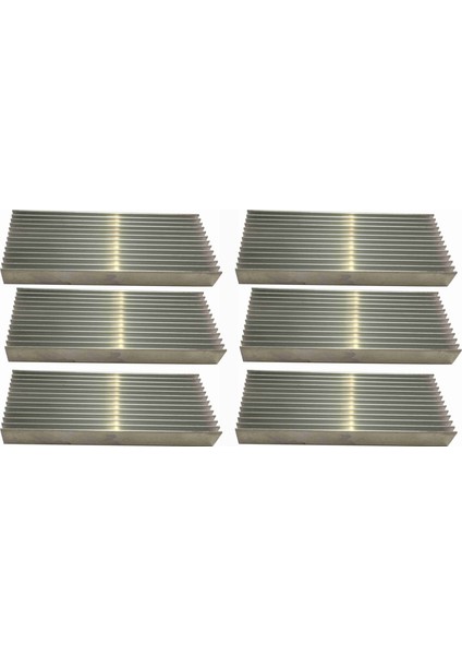 6 Adet Alüminyum Güç Amplifikatörü Soğutucu Isı Emici 100X40X11MM (Yurt Dışından)