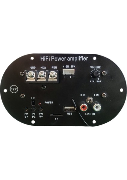 12V Amplifikatör Kurulu Dijital Bluetooth Subwoofer USB Fm Radyo Tf Oyuncu Güç Karaoke Araba Ev Amplificador Abd Plug (Yurt Dışından)