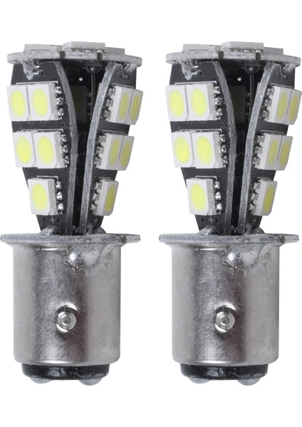 2x 1157 P21W BAY15D 5050 18 Smd LED Kuyruk Fren Stop Ampulü Beyaz (Yurt Dışından)