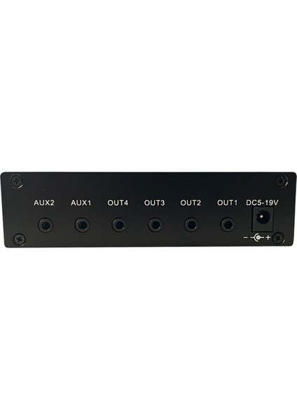 AU-204 Stereo Ses Sinyali Karıştırıcı Kurulu Kulaklık Sürücüsü Güç Amplifikatörleri Mikser Dağıtıcı 3.5 mm (Yurt Dışından)